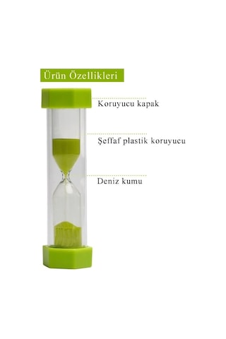 3 Adet Mini Küçük Kum Saat 3 Dakika 8 Cm Kum Zamanlayıcısı Dekoratif Masaüstü Plastik Çocuklar İçin