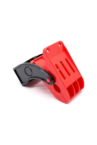 Symbee Araç Paspasları Temizleme Kancaları - Oto Yıkama Salonu Kullanıma Özel Duvar Takılı Sabitleyici Kırmızı, 4 Adet Set