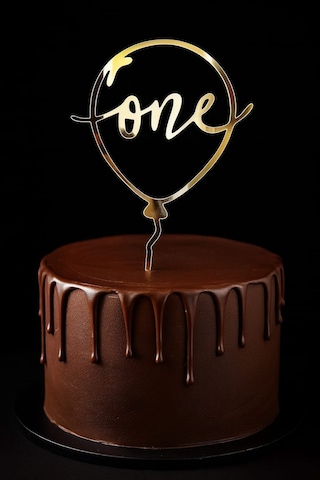 One Pleksi Pasta Süsü Balon Model Gold