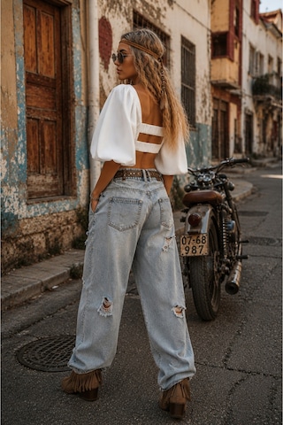 Na Addesıgn Urban Bohem Crop Sırt Dekolteli Zamansız Şık Tasarım Siyah Ve Beyaz Renk Seçeneği