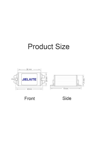 Sones Jıelaıte Lk1253 15w Alüminyum Alaşımlı Akıllı Koruma Su Geçirmez Araba Güç Dönüştürücü 12v 9v/2a