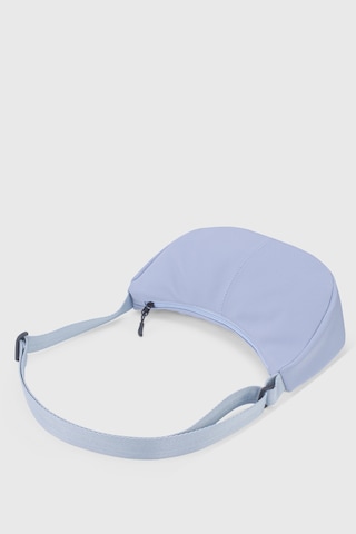Housebags Kadın Mavi Suya Dayanıklı Yarım Ay Çapraz Askılı Çanta Mavi