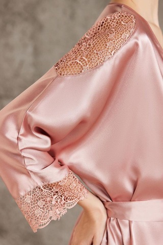 Pierre Cardin 6000 Saten Gecelik Sabahlık Pijama Takım Şort Takım 6'lı Gelin Çeyiz Seti 001