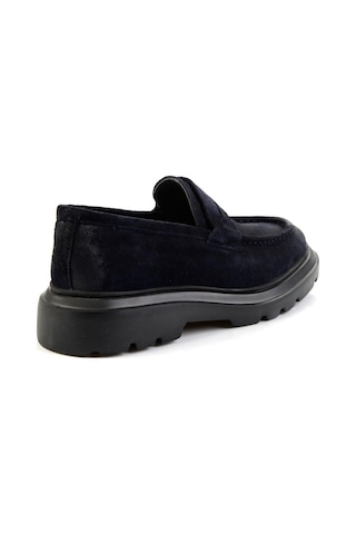 Lacivert Hakiki Deri Erkek Loafer Ayakkabı E01310113202 Lacivert