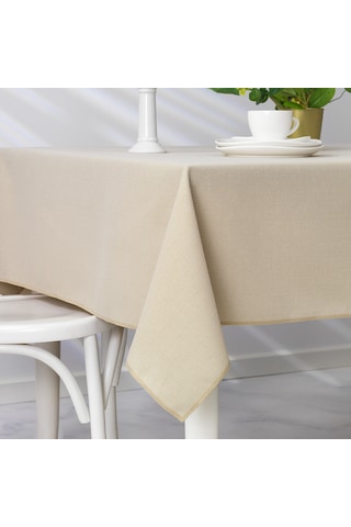 Schafer Home Bianca Keten Polyester Masa Örtüsü 160x250-krem