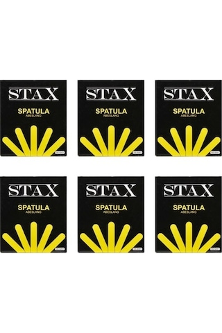 Stax Spatula Sir Ağda Çubuğu 6'lı