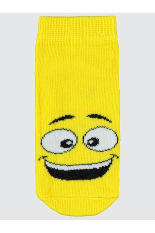 Civil Boys Erkek Çocuk 3'lü Patik Çorap 2-12 Yaş Sarı Sarı