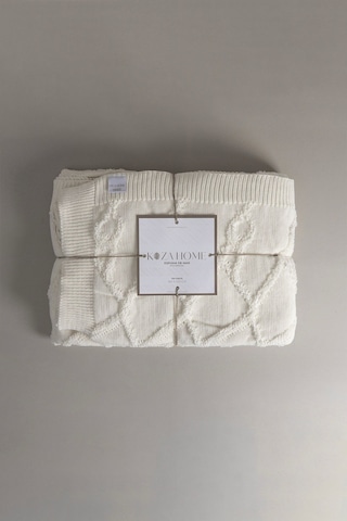 Espuma De Mar Krem Tek Kişilik Battaniye 160x220 37126 Krem