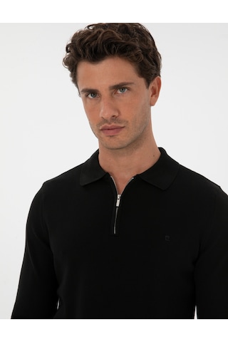 Pierre Cardin Erkek Siyah Kazak /triko 50315406-vr046 Siyah