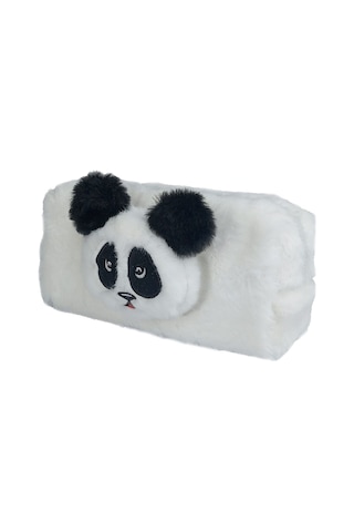 Yumuşak Peluş Kalemlik Beyaz