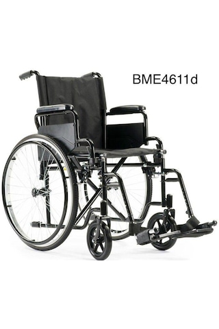 Life Net Medikal Tekerlekli Sandalye Manuel Katlanabilir Siyah Bme4611d