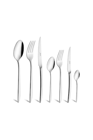 Jumbo 2600 84 Parça 12 Kişilik Çelik Çatal Kaşık Bıçak Takımı Çelik