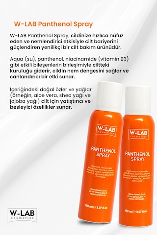 W-Lab Cosmetics Panthenol Sprey 150 ML