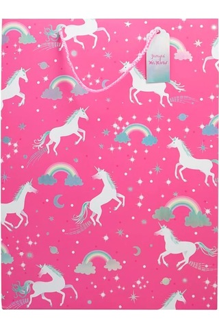 Riota Karton Hediye Paketi Unicornlar 31x12x42 Cm 209983613