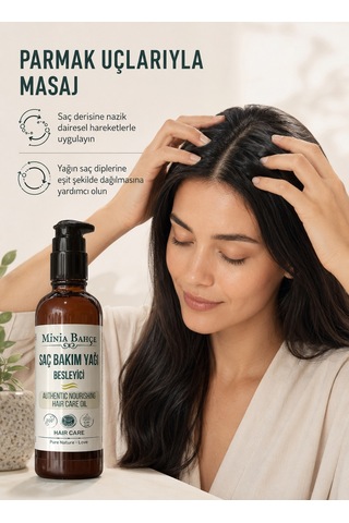 Minia Bahçe Besleyici Saç Bakım Yağı 100 ML