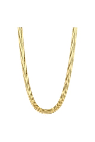 Agakulche İtalyan Ezme Balık Sırtı 2,5 Mm Altın Zincir Renkli