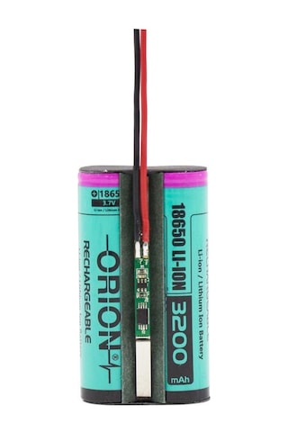 Orion 18650 3.7V 6400 Mah Bms Devreli 1S2P Li-Ion Pil