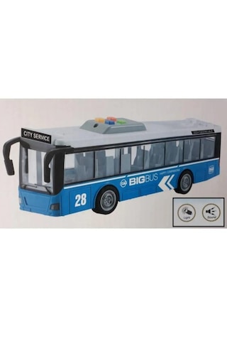 Otobüs Işıklı Sesli Kırılmaz Büyük Oyuncak Yolcu Otobüsü Kapılar