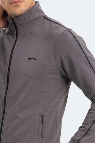 Slazenger Blowback Erkek Slim Fit Koyu Gri Eşofman Takımı