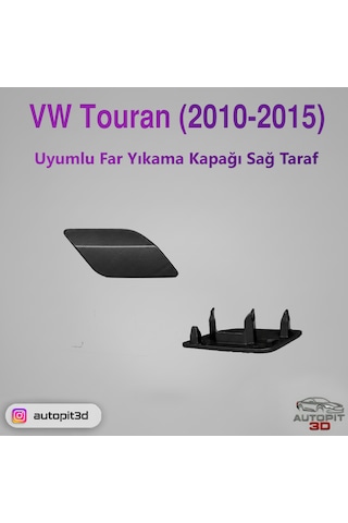 Vw Touran 2010-2015 Uyumlu Sağ Far Yıkama Kapağı