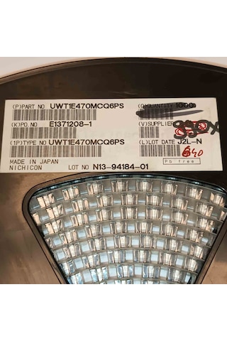 Uwt1e470mcq6ps 47mf 25v 8x7 Smd Kondansatör 150 Adet