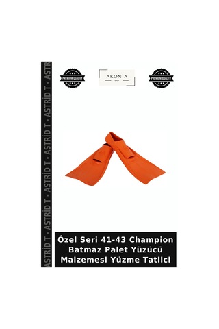 Özel Seri 41-43 Champion Batmaz Palet Yüzücü Malzemesi Yüzme Tatilci Çok Renkli