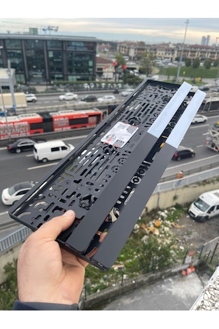 Siyah Beyaz Özel Tasarım Lüks Pleksi Plakalık