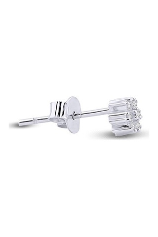 0.10 Karat Pırlanta Küpe - Hrd Sertifikalı