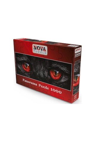 Nova Puzzle 1000 Parçalık Keskin Bakışlar Panorama Puzzle