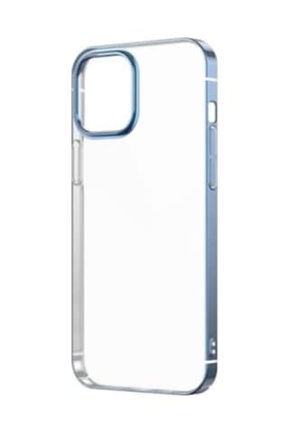 Apple Uyumlu iPhone 12 Pro Max Kılıf Zore Sun Kapak Mavi Açık