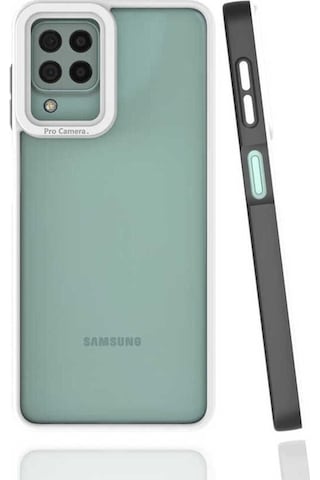Samsung Uyumlu Galaxy M22 Kılıf Zore Mima Kapak Siyah