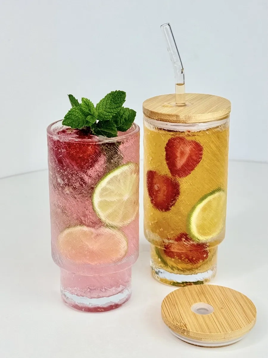 Conflate Pipetli Ve Kapaklı Bardak Seti 2 320 Ml 418735149 Beyaz