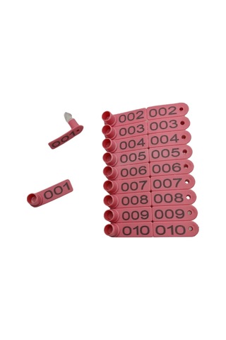 100 Adet Pembe Renk Kuzu Küpesi Parmak Küpe + Pens Ucu Hediyeli 100 Adet Pembe Renk Kuzu Küpesi Parmak Küpe + Pens Ucu Hediyeli