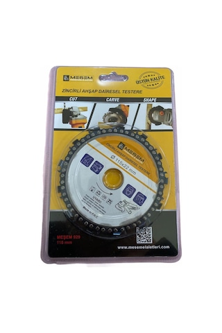 Meşem 929 115 Mm Zincirli Ahşap Testeresi