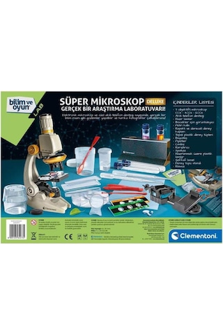 Clementoni Bilim ve Oyun Süper Mikroskop 64473