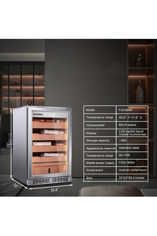 Raching Elektronik Puro Dolabı Silver Fzc360n - Rchng-32
