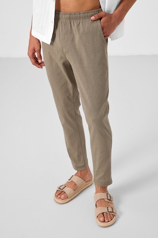 Tommylife Camel Standart Fit Dokuma Hafif Esnek Chino Erkek Pantolon - 82180 Camel
