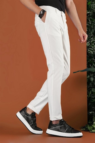 Efor P 1122 Slim Fit Ekru Spor Pantolon Ekru