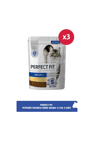 Perfect Fit Yetişkin Tavuklu Yetişkin Kedi Maması 3 x 1400 G