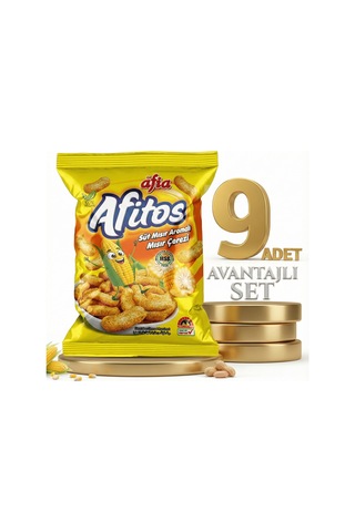 Afia Afitos Süt Aromalı Mısır Çerezi 9x50 Gr