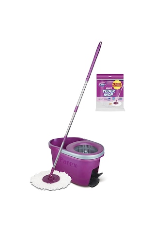 Thunderbolt Pedallı Otomatik Temizlik Seti Ve 2'li Yedek Mop