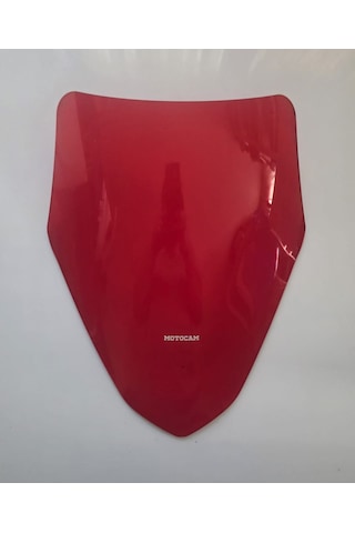 Motocam Küba Newcity 125 Ön Cam 2023-2026 Model 43cm Kırmızı Renkli Sportif