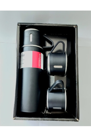 My Msl Bardaklı Termos Gri - Siyah 0.50 L