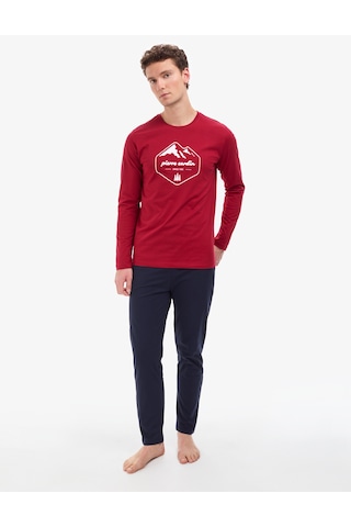 Pierre Cardin Erkek Bordo Pijama Takım 50322632-900