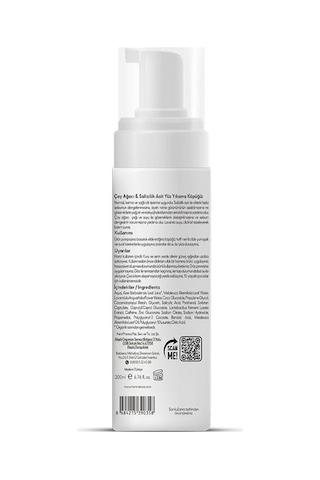 From Natura Çay Ağacı Ve Salisilik Asit Yıkama Köpüğü 200 Ml