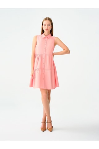 LOFT Regular Fit Kadın Elbise Lf2035398 Q1.v1 Pembe