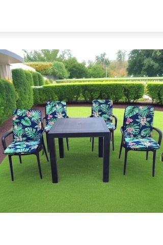 Sandalye Minderi Ve Masa Örtüsü Fermuarlı Lastikli 6'lı 4 Cm Sünger Alt 42x42 Sırt 42x42 Yeşil Sandalye Minderi Ve Masa Örtüsü Fermuarlı Lastikli 6'lı 4 Cm Sünger Alt 42x42 Sırt 42x42 Yeşil