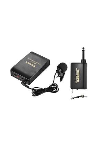 Shineyee Fm Kablosuz Lavalier Mikrofon Seti - 20m Mesafe, Yüksek Hassasiyet, Konferans/seminer İçin Pil Dahil Değil, Rastgele Frekans