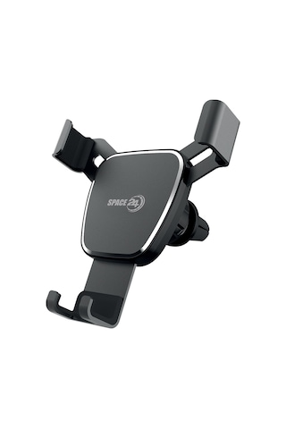 Space24 Spr101 Araç İçi 360 Derece Dönebilen Otomatik Kilitli Telefon Tutucu Siyah Siyah