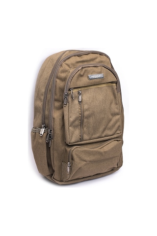 Moda 8809 Haki Büyük Boy Kanvas Sırt Çantası